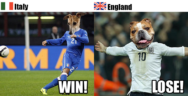 Rover.com's World Cup Predictions: Italy vs. England // Rover.com Blog