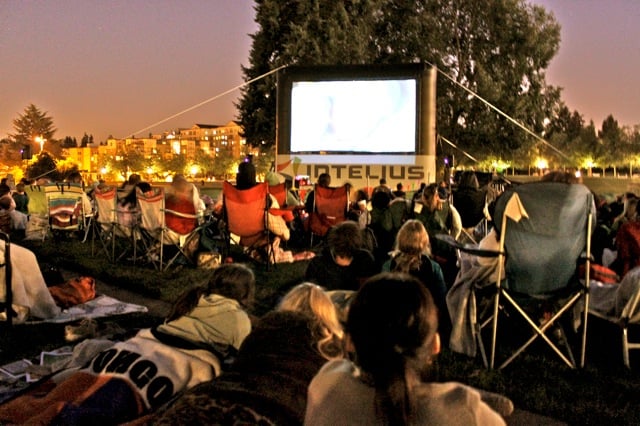 Movie Nights Downtown Bellevue - Dog-friendly Seattle summer events