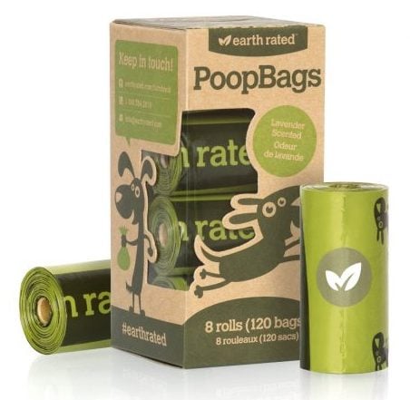Earth rated poop bags