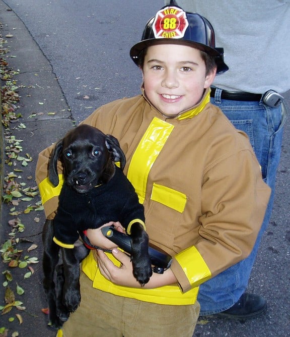 pet fire safety includes practicing with family members