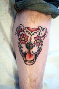 http://tattoomagz.com/unique-dog-tattoos/flower-eyes-dog-tattoo/