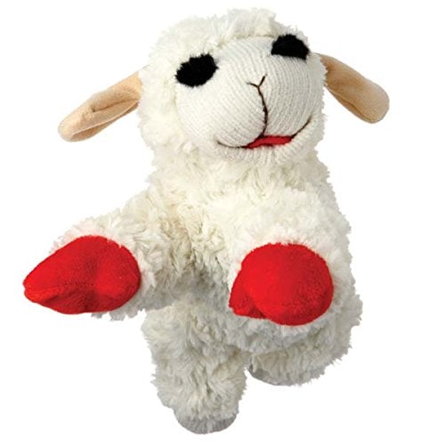 Multipet Lambchop plush dog toy 