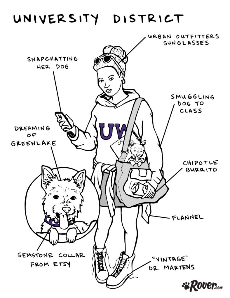 university district rover dog owners