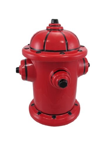 Fire Hydrant Ceramic Dog Treat Jar