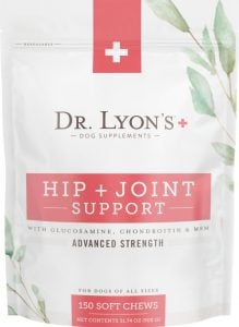 Dr. Lyon’s hip and joint vitamin supplement for dogs
