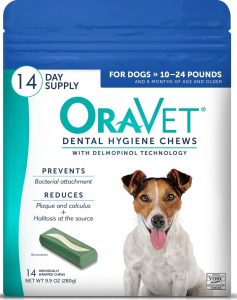OraVet dog dental hygiene chews