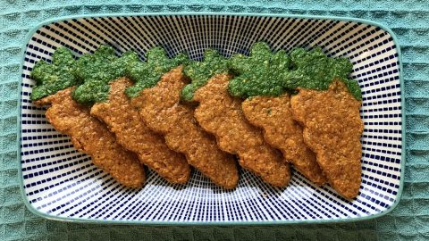 easter carrot dog cookies HERO