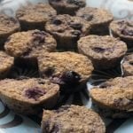 homemade dog treat blueberry muffins HERO