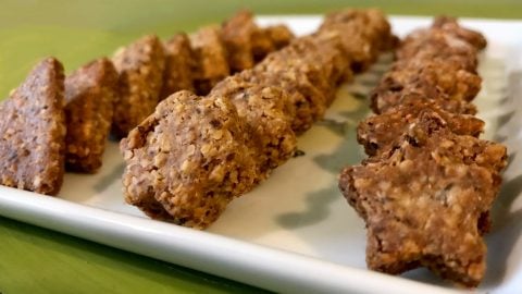 peanut butter bacon bits dog treat recipe HERO