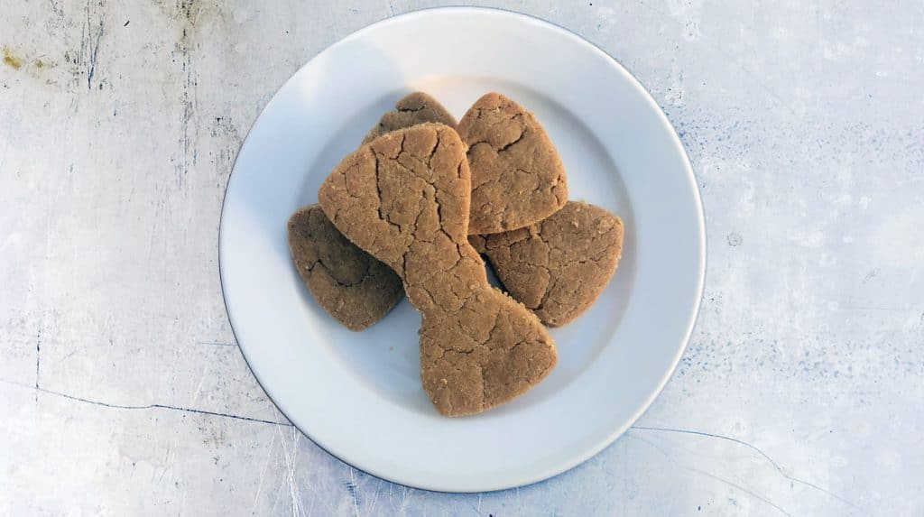 peanut butter shortbread for dogs HERO