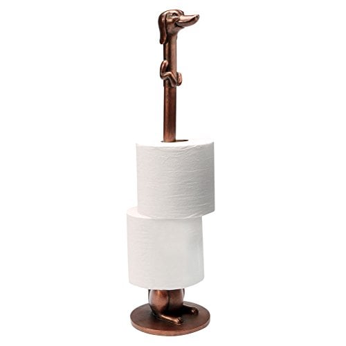 Dachshund paper towel holder