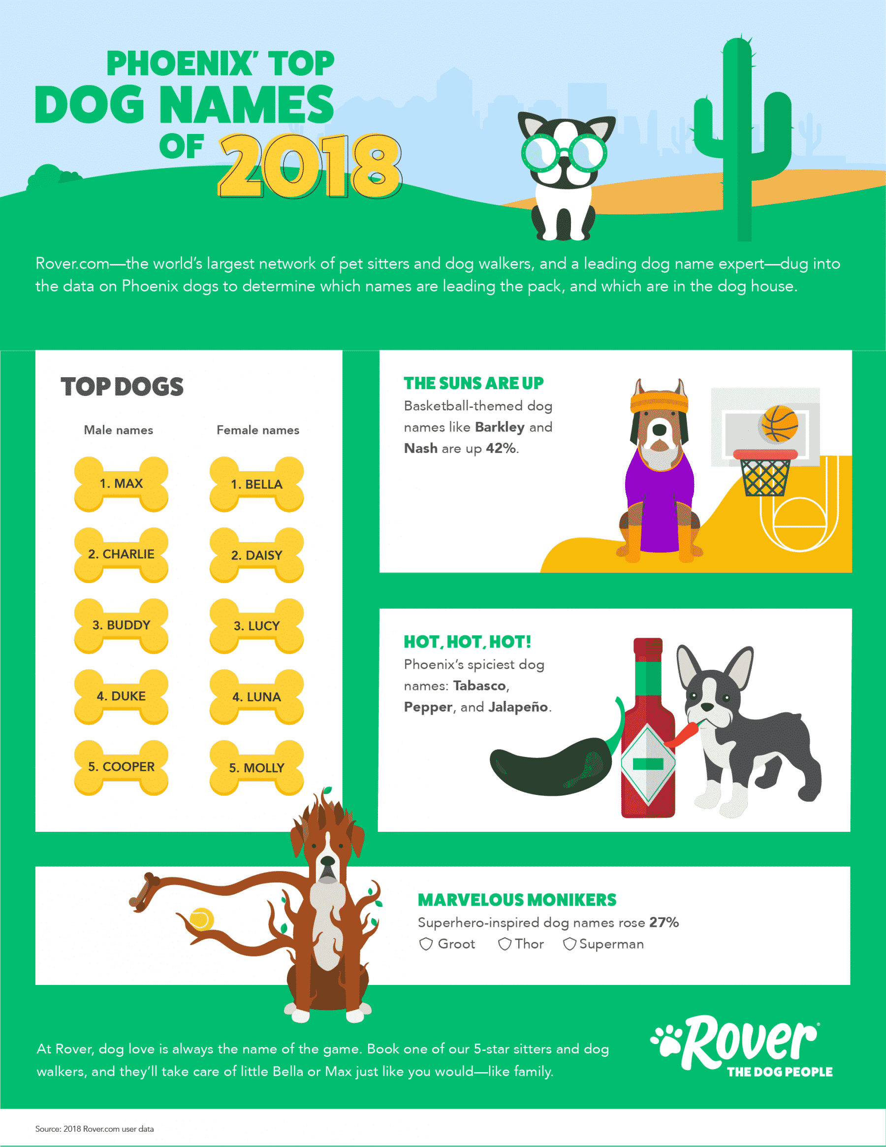 Phoenix's Top Dog Names of 2018 The Dog People by