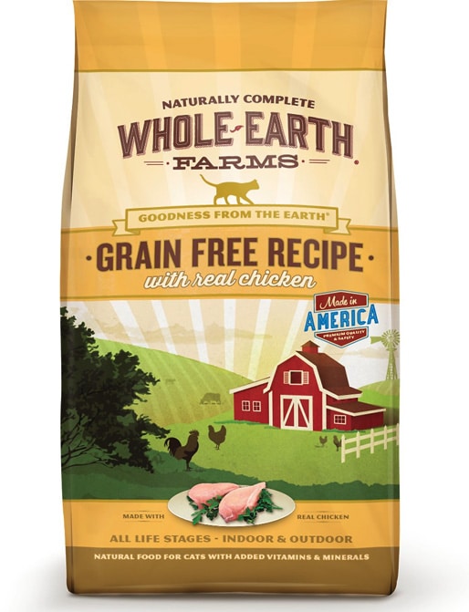 Whole Earth Farms grain-free cat food