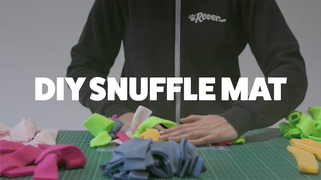 diy washable snuffle mat