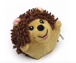Happy Hedgehog Super Soft Plush Grunting And Squeaking Dog Toy 