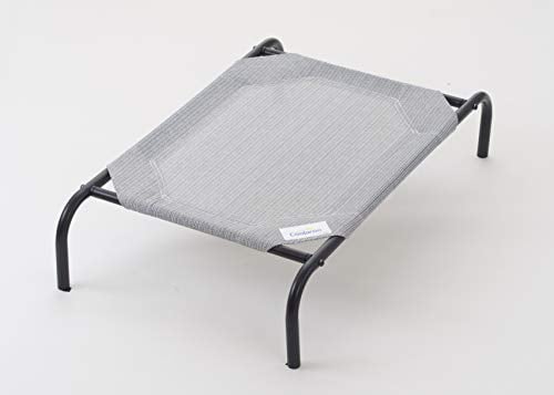 Coolaroo cot-style elevated pet bed in gray