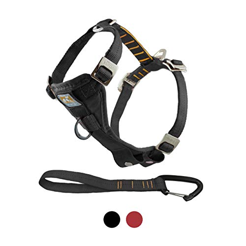 Two-piece Kurgo Tru-Fit Harness in black