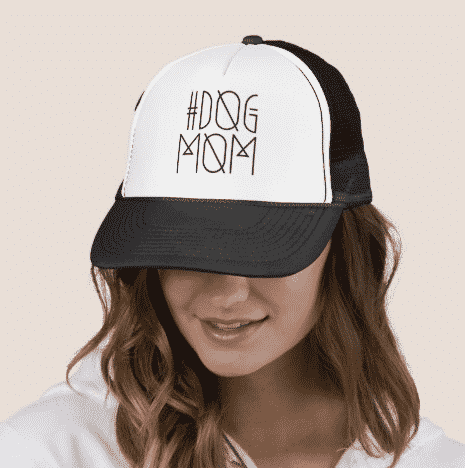 dog mom visor