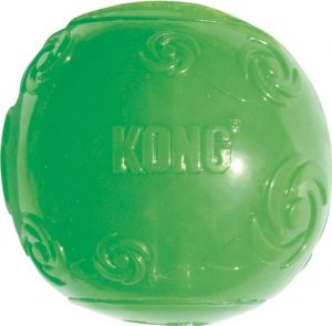 Kong Squeezz Ball dog toy green