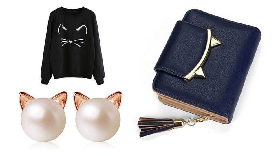 a selection of cat mom gifts