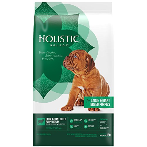 bag of Holistic Select puppy food for large and giant breeds