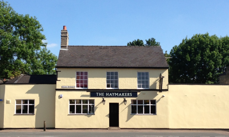 Front of pub: The Haymakers