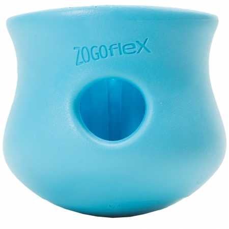 blue West Paw Zogoflex Toppl Treat Dispensing Toy