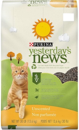 Yesterday's News cat litter