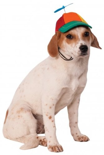 POPETPOP Dog Baseball Cap-Dog Sun Hat Puppy Casual Baseball Cap Pet Elastic Sport Visor Hat-Sky Blue