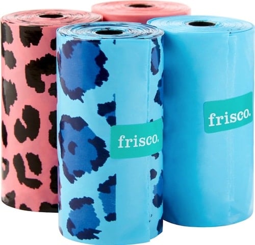 Animal-print Frisco poop bags
