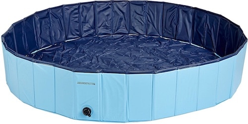Inflatable round swimming pool for dogs