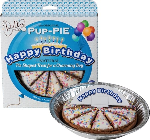 Happy Birthday dog pie treat