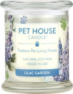 Pet House natural soy candle for dog pee smell removal