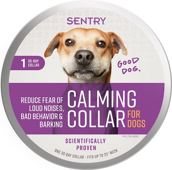 Sentry dog calming pheromone collar