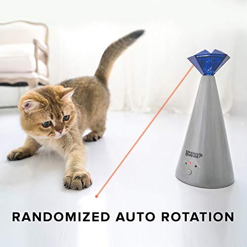 Battery Operated Automatic Laser Pointer Cat Toy Interactive Cat Toy Playdot 