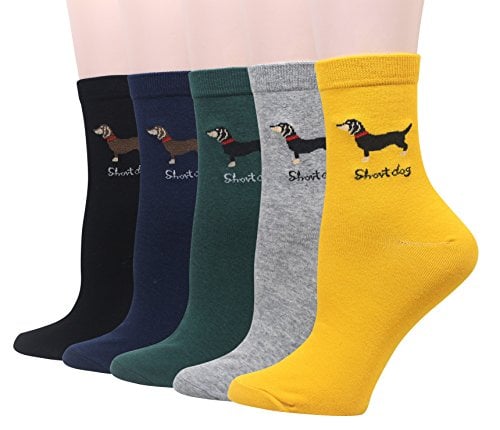 Dachshund crew socks