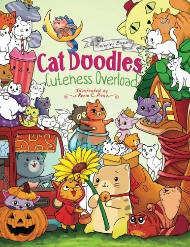 "Cat Doodles Cuteness Overload" cover