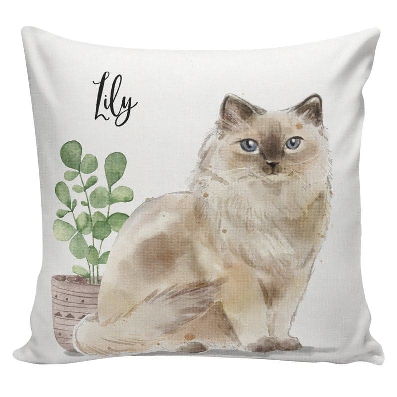 Ragdoll cat lover pillow case gift