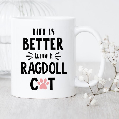 mug for Ragdoll cat lovers