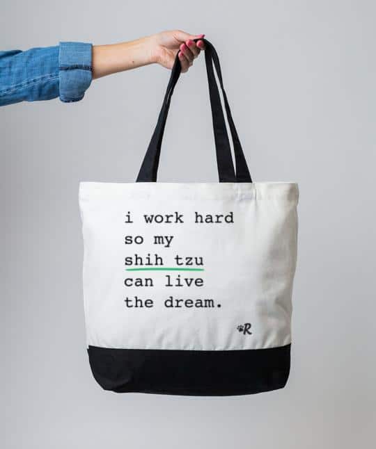 Details about   Shih Tzu Gifts for Dog Lovers Owners|Tote Bag with Dogs on 
