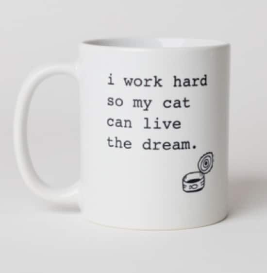 cute cat mug gift