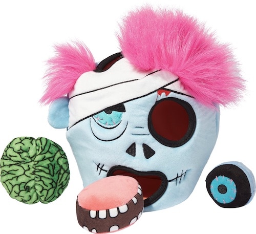 Zombie Hide and Seek Puzzle Plush Squeaky Dog Toy