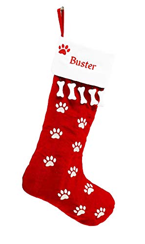 Details about   PUPPY DOG RED BIEGE THE BOSS PHOTO POCKET CHRISTMAS STOCKING BONES
