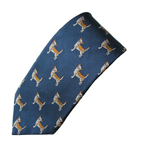 Silk tie with Chihuahua print