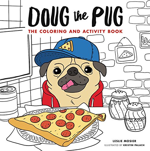Colouring Book Pug Gift