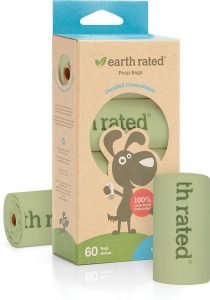Earth Rated unscented compostable poop bags