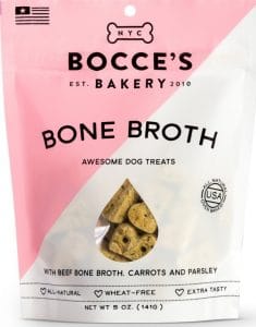 Bocce's Bakery Bone Broth, Carrots and Parsley Treats
