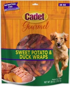 Cadet Gourmet Sweet Potato and Duck Wrap Treats
