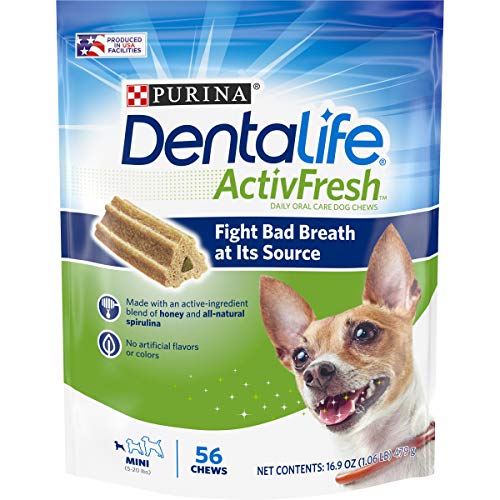 Purina Dentalife chews for dog dental hygiene