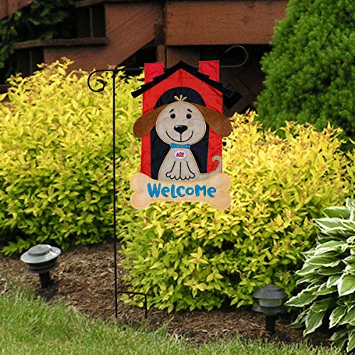 Husky Welcome Dog Garden Banner Flag 11x14 to 12x18 Pet Yard Decor 